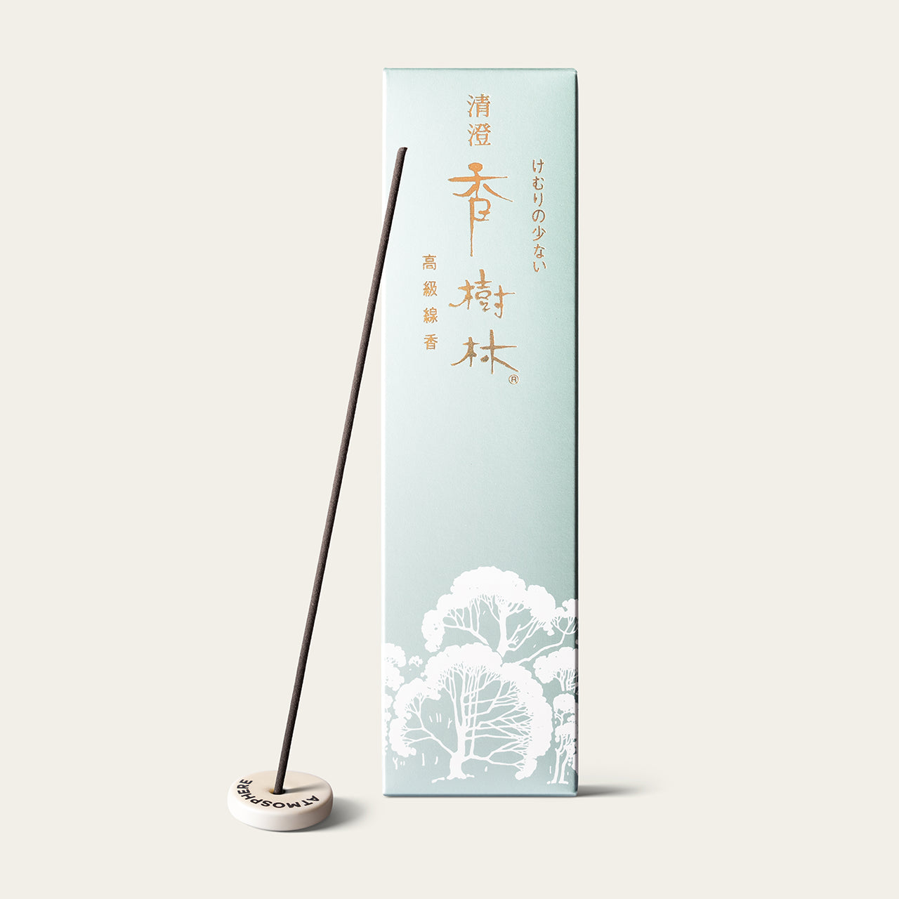 Gyokushodo Seicho Kojurin Purifying Japanese incense sticks (25 sticks) with Atmosphere ceramic incense holder