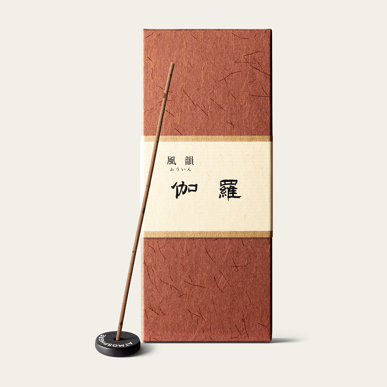 Minorien Fuin Fu-In Kyara Japanese incense sticks (40 sticks) with Atmosphere ceramic incense holder