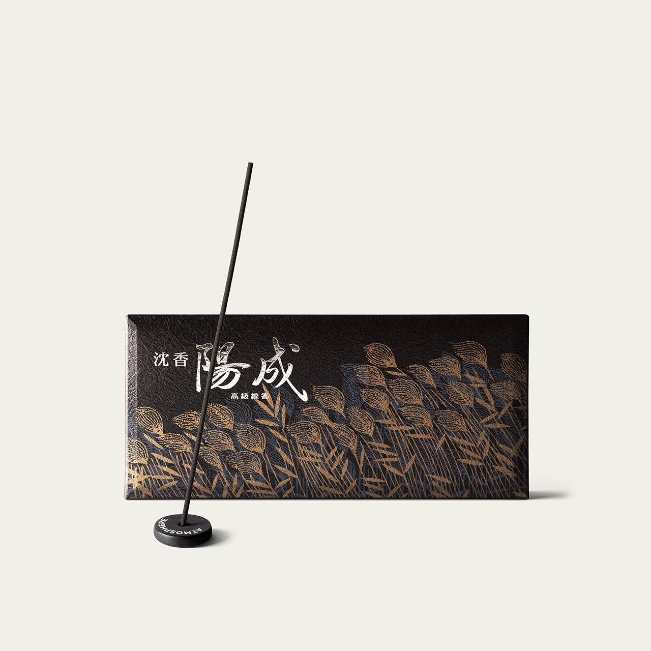 Gyokushodo Jinko Yozei Agarwood Radiance Japanese incense sticks (280 sticks) with Atmosphere ceramic incense holder