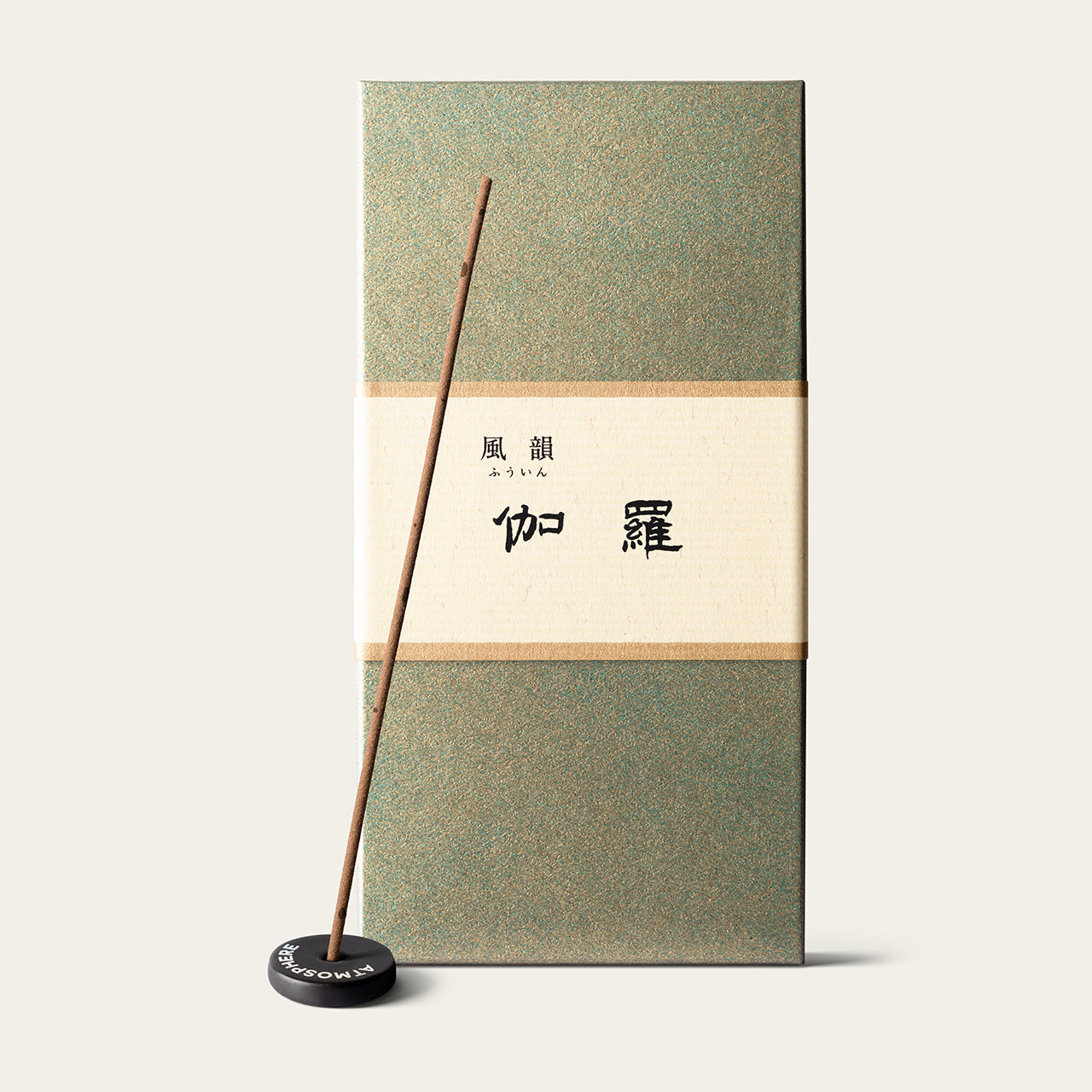 Minorien Fuin Fu-In Kyara Japanese incense sticks (220 sticks) with Atmosphere ceramic incense holder