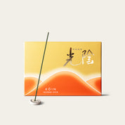 Gyokushodo Koin Light and Shadow Japanese incense sticks (500 sticks) with Atmosphere ceramic incense holder