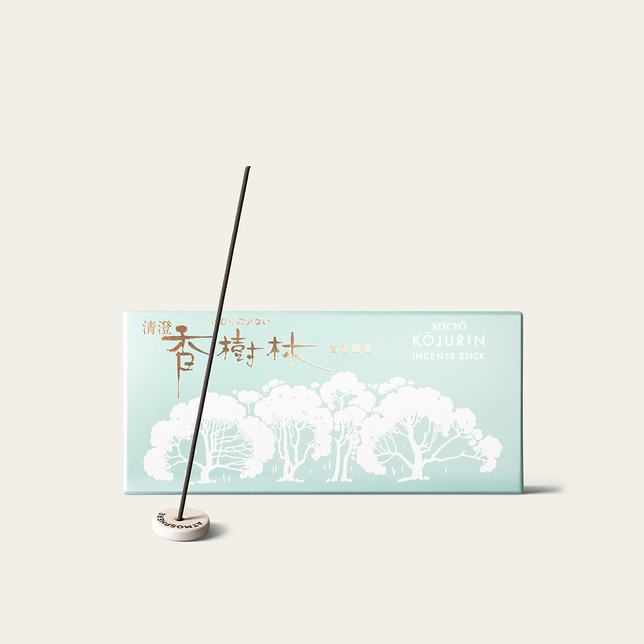 Gyokushodo Seicho Kojurin Purifying Japanese incense sticks (280 sticks) with Atmosphere ceramic incense holder
