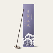 Gyokushodo Tanrei Kojurin Refreshing Japanese incense sticks (25 sticks) with Atmosphere ceramic incense holder