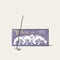 Gyokushodo Tanrei Kojurin Refreshing Japanese incense sticks (280 sticks) with Atmosphere ceramic incense holder
