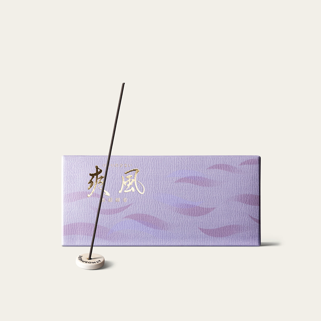 Gyokushodo Sofu Bracing Wind Japanese incense sticks (280 sticks) with Atmosphere ceramic incense holder
