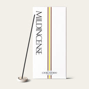 Gyokushodo Mild Incense Japanese incense sticks (280 sticks) with Atmosphere ceramic incense holder