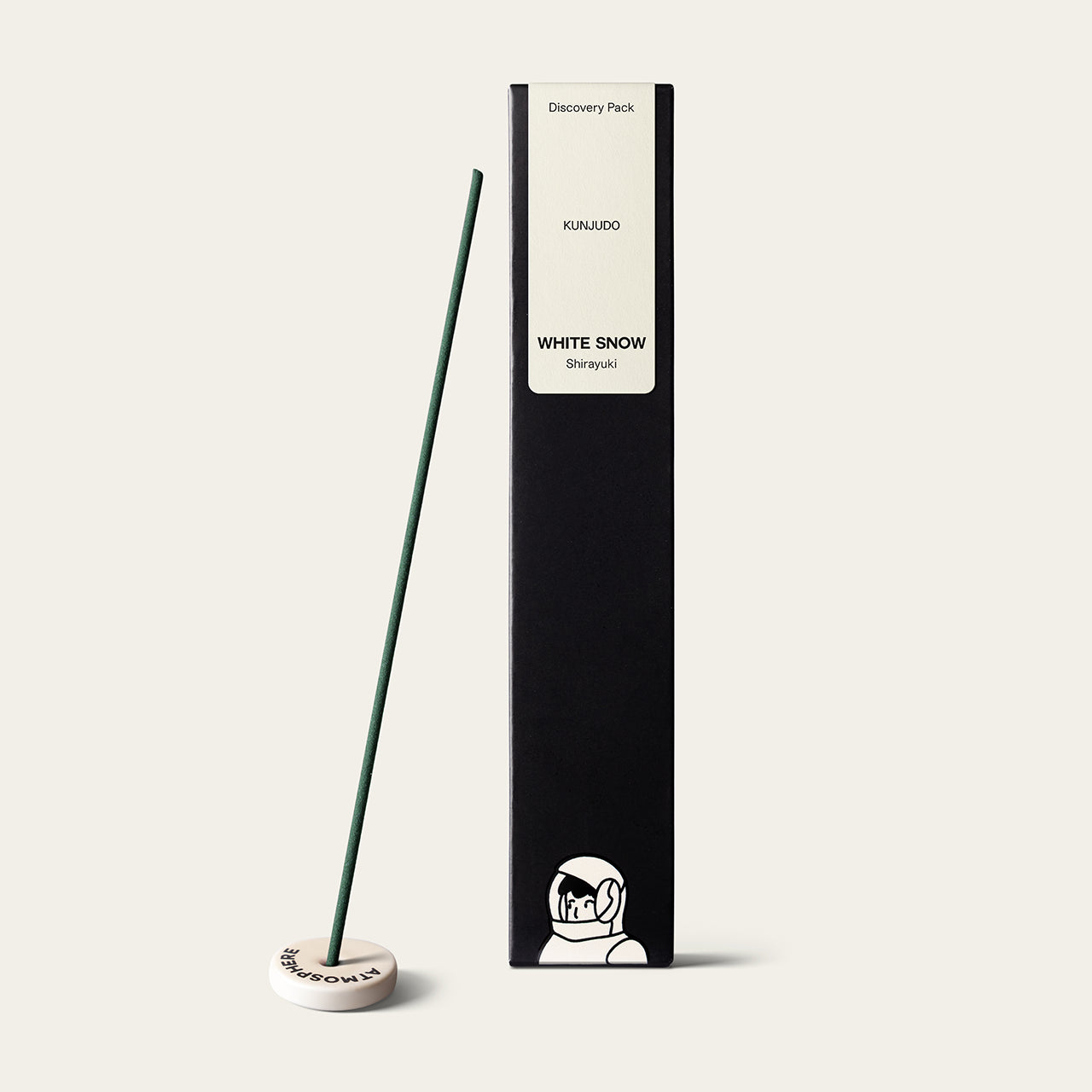 Kunjudo White Snow Shirayuki contemporary Japanese incense sticks in trial size Atmosphere Exclusive