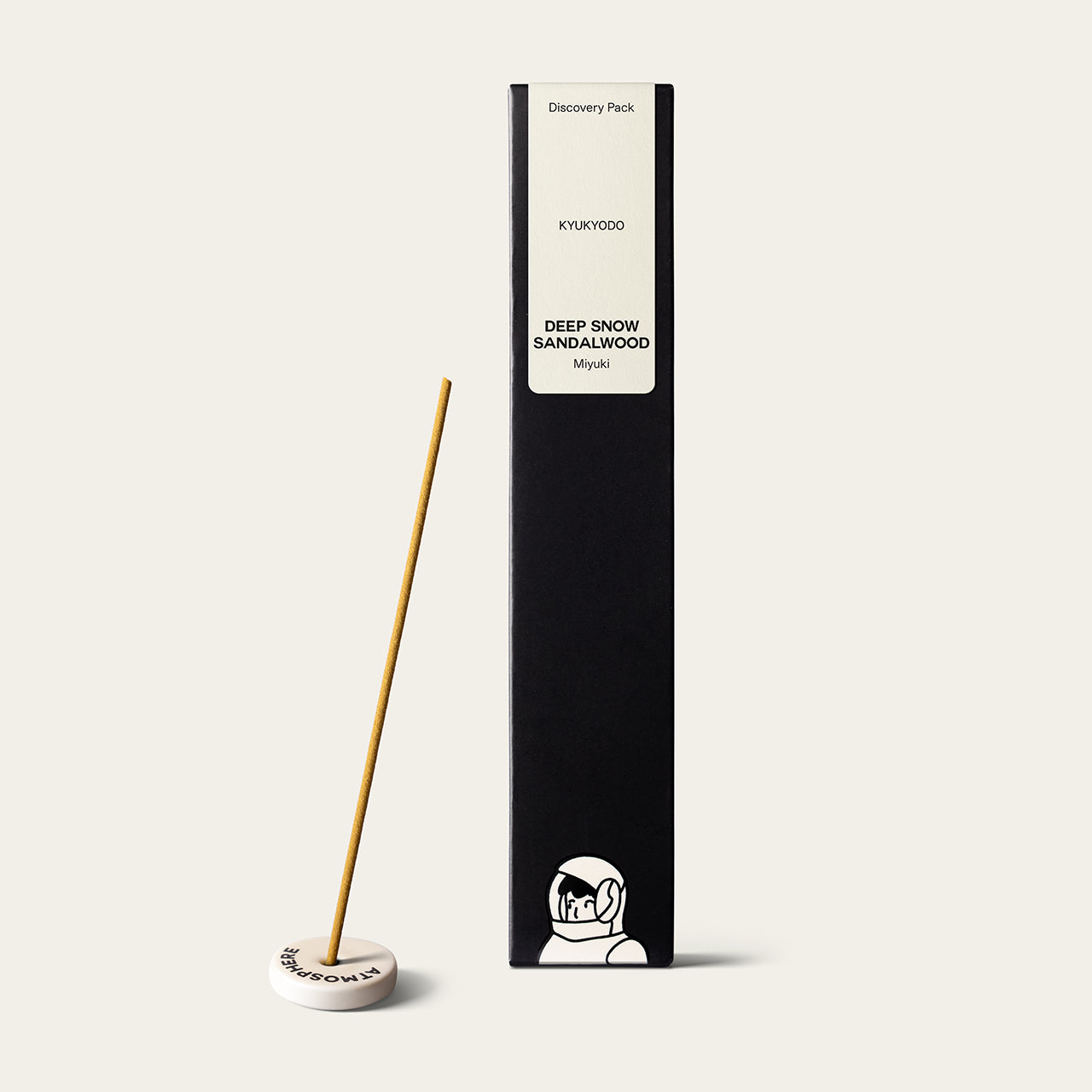 Kyukyodo Deep Snow Sandalwood Miyuki contemporary Japanese incense sticks in trial size Atmosphere Exclusive