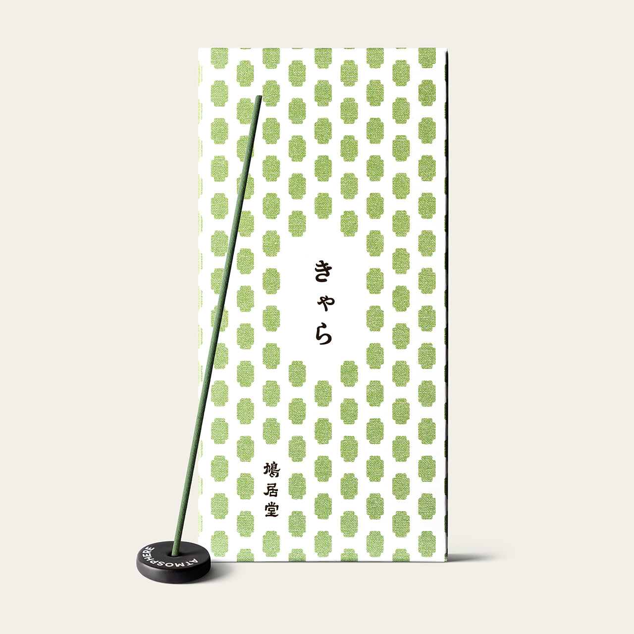 Kyukyodo Incense Wood Kyara Japanese incense sticks (200 sticks) in Updated Packaging with Atmosphere ceramic incense holder
