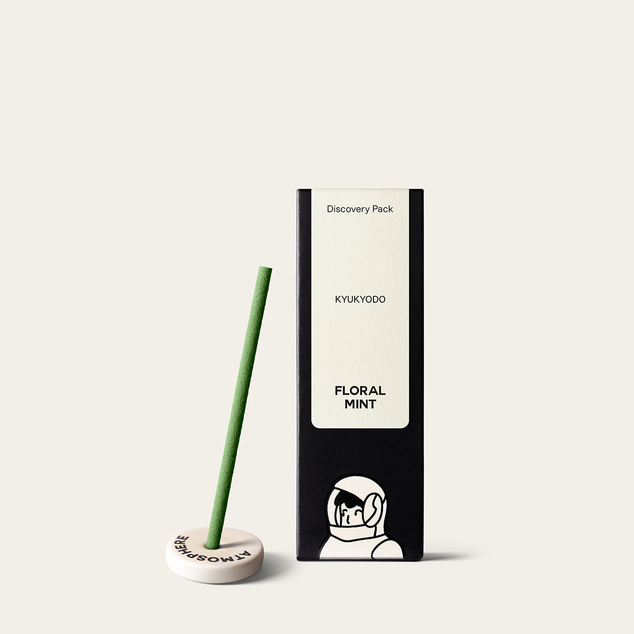 Kyukyodo Fragrance Mini Floral Mint contemporary Japanese incense sticks in trial size Atmosphere Exclusive