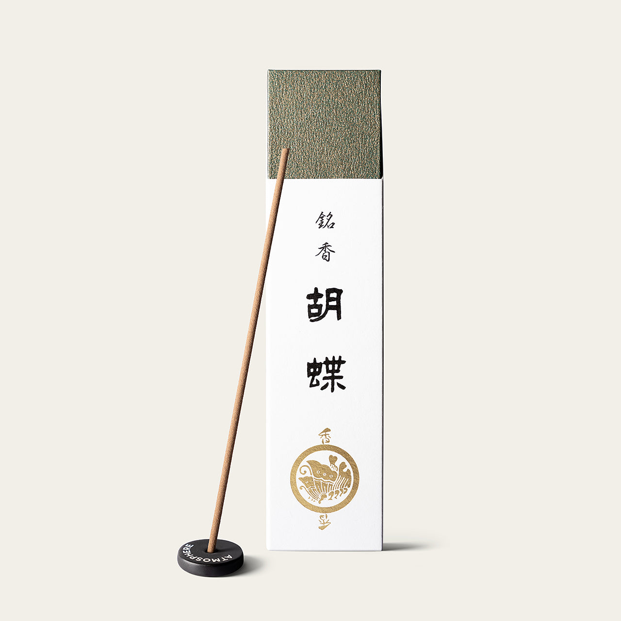 Atmosphere Kyara Ultimate Kocho 55 Sticks Premium Agarwood Japanese Incense with Atmosphere Mini Incense Holder