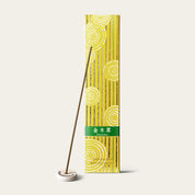 Kousaido Hyakuraku Osmanthus Japanese incense sticks (40 sticks) with Atmosphere mini incense holder ceramic