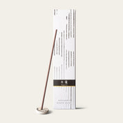 Kousaido Hyakuraku Magnolia Japanese incense sticks (40 sticks) with Atmosphere mini incense holder ceramic