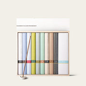 Kousaido Hyakuraku Incense Sekitei Assortment Gift Set With 9 Scents and Atmosphere Mini Incense Holder