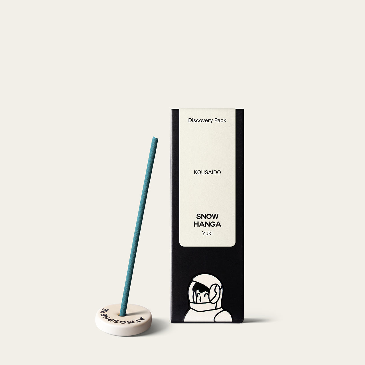 Kousaido Snow Hanga Yuki contemporary Japanese incense sticks in trial size Atmosphere Exclusive