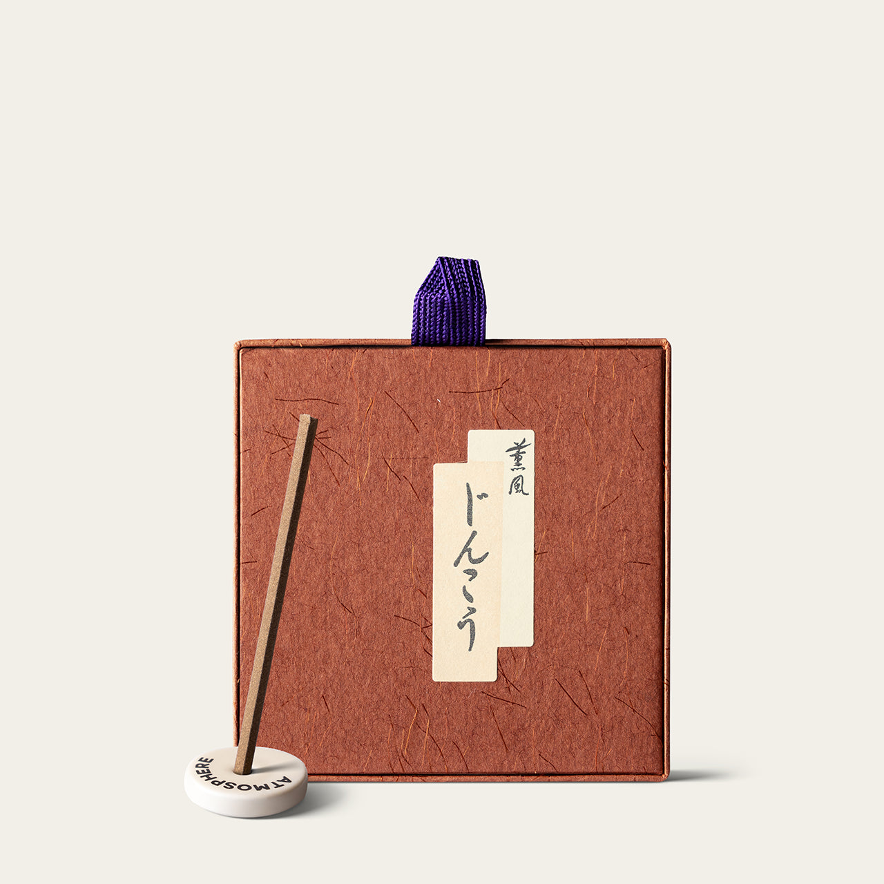 Minorien Kunpu Kunpu Agarwood ·Jinko Japanese incense sticks (60 sticks) with Atmosphere ceramic incense holder