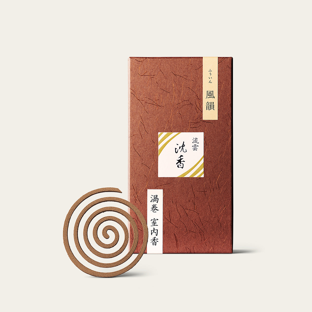 Atmosphere Incense Minorien Fu-in Agarwood Jinko Coil Incense 10-coil box