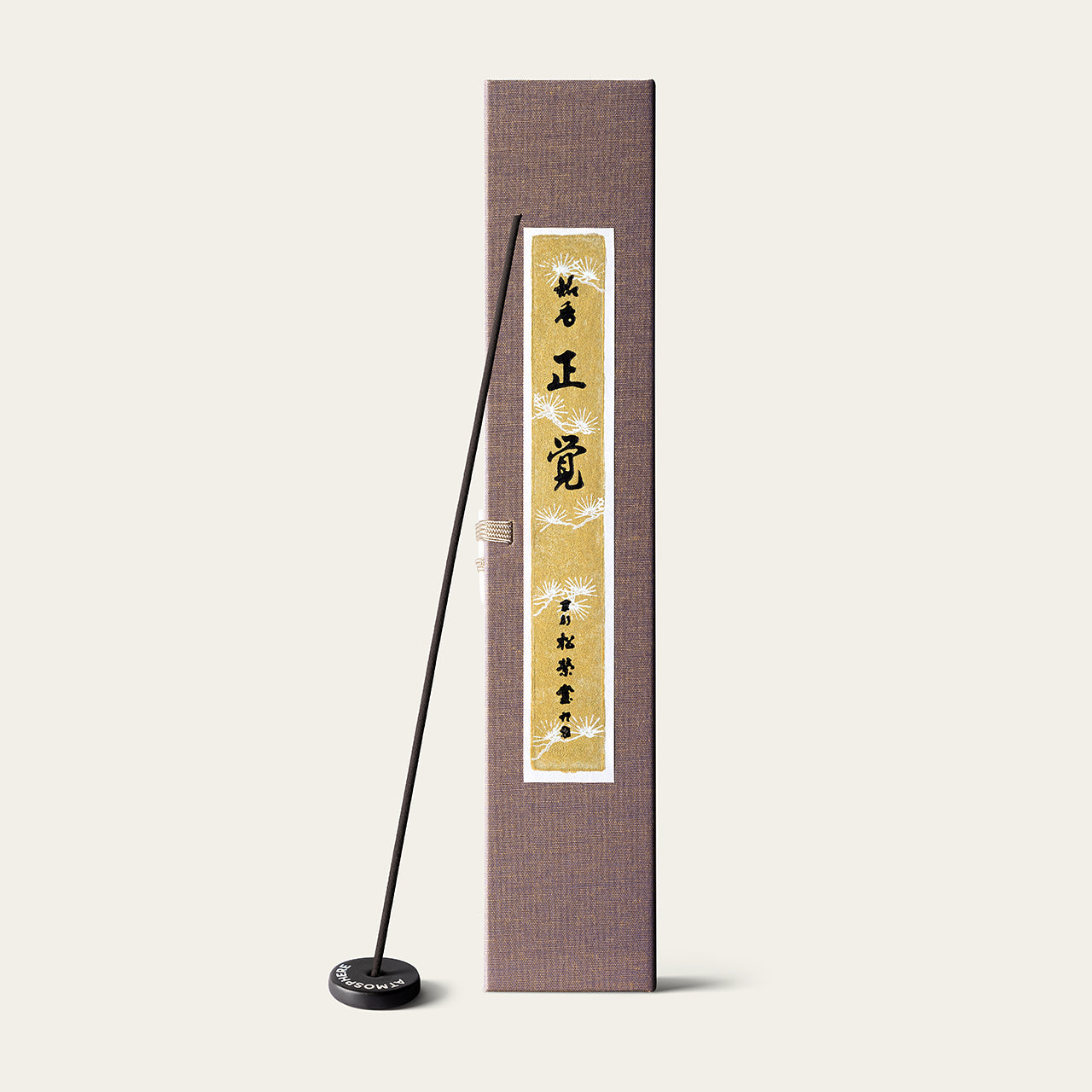 Shoyeido Translucent Path Shokaku ultra rare Kyara Incense in Fabric Gift Box with Atmosphere Mini Incense Holder 30 sticks 18cm