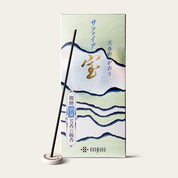 Kunjudo Sapphire Takara Japanese incense sticks (150 sticks) with Atmosphere ceramic incense holder