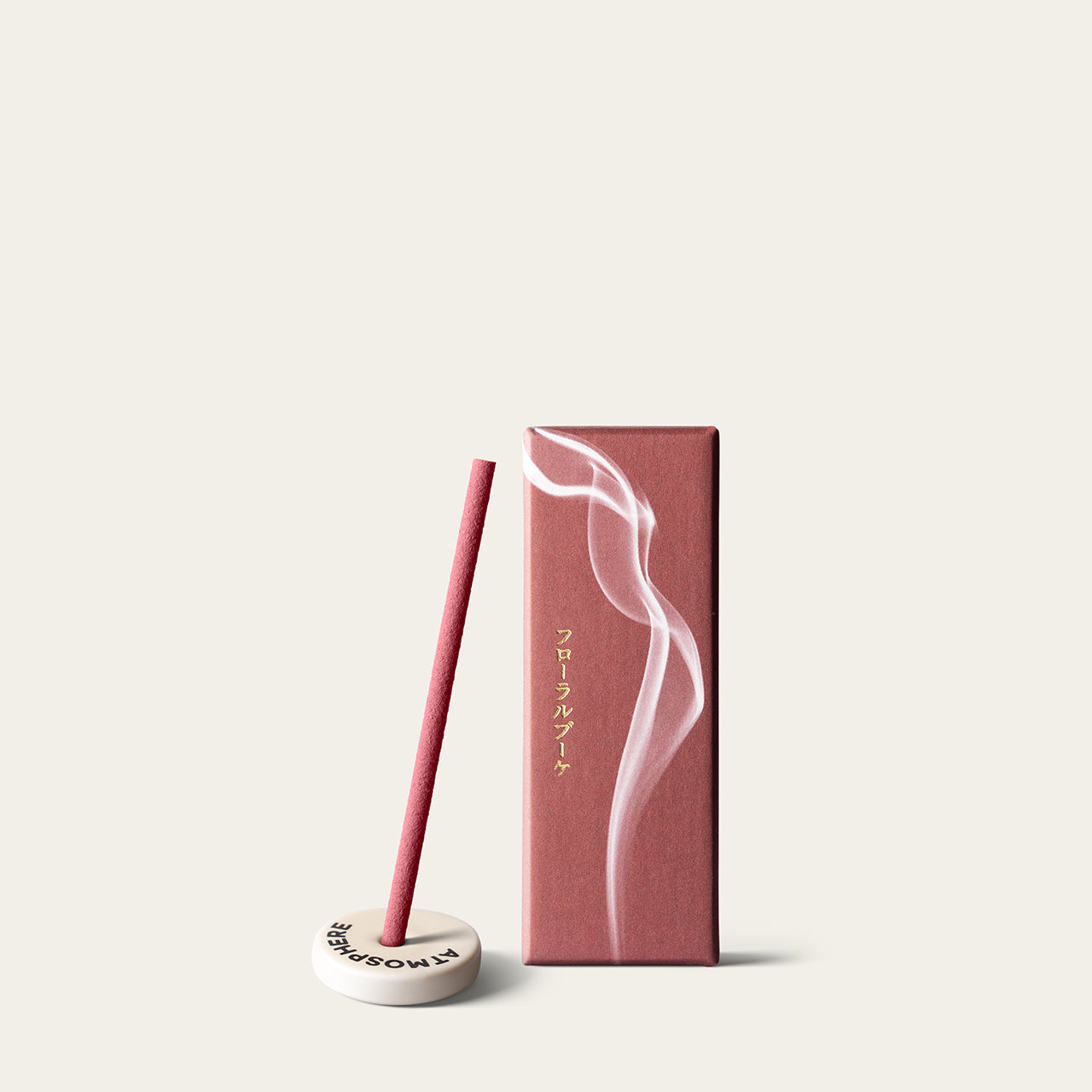 Kyukyodo Fragrance Mini Floral Bouquet Japanese incense sticks (20 sticks) with Atmosphere ceramic incense holder