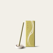 Kyukyodo Fragrance Mini Fruity Chypre Japanese incense sticks (20 sticks) with Atmosphere ceramic incense holder