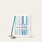 Kousaido Bamboo Hanga Take Japanese incense sticks (90 sticks) with Atmosphere ceramic incense holder