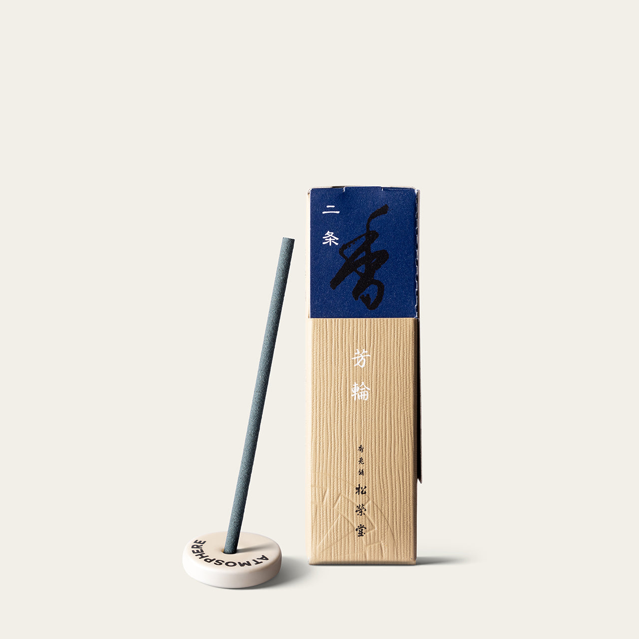 Shoyeido Horin Avenue of the Villa Nijo Japanese incense sticks (20 sticks) with Atmosphere ceramic incense holder