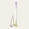Yamadamatsu Uturoiiro Colour 2 Leather and Herbal Japanese incense sticks (30 sticks) with Atmosphere ceramic incense holder